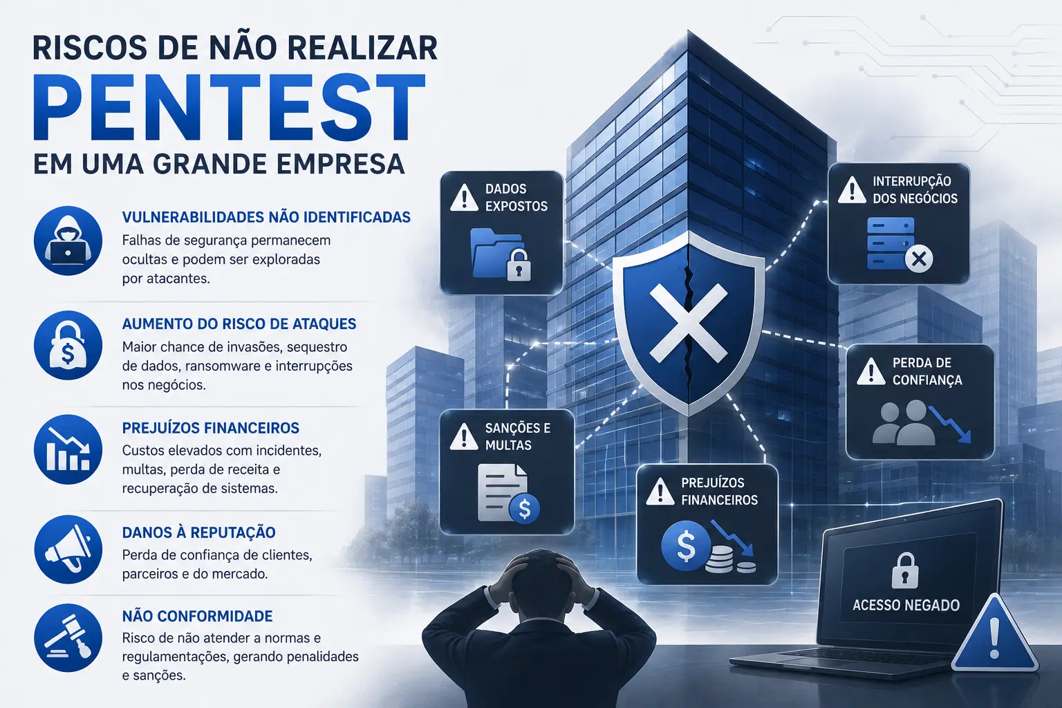 Rsicos de nao realizar pentest